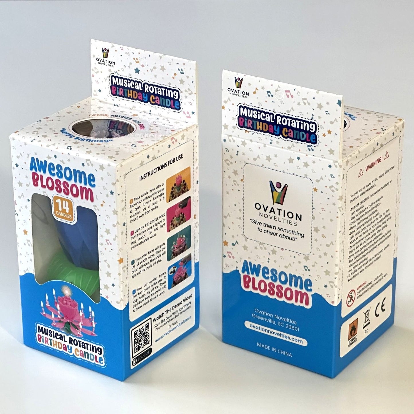 Awesome Blossom Musical Birthday Candle