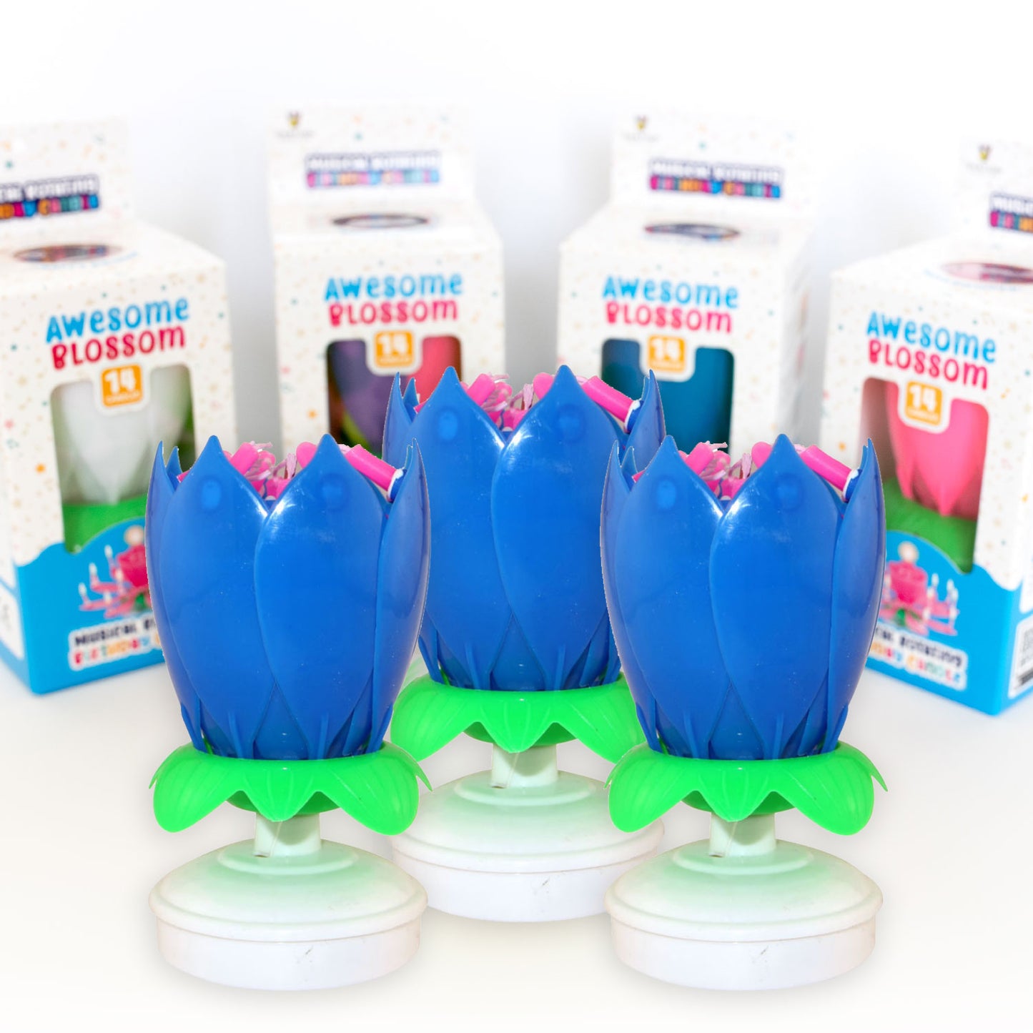 Awesome Blossom Musical Birthday Candle