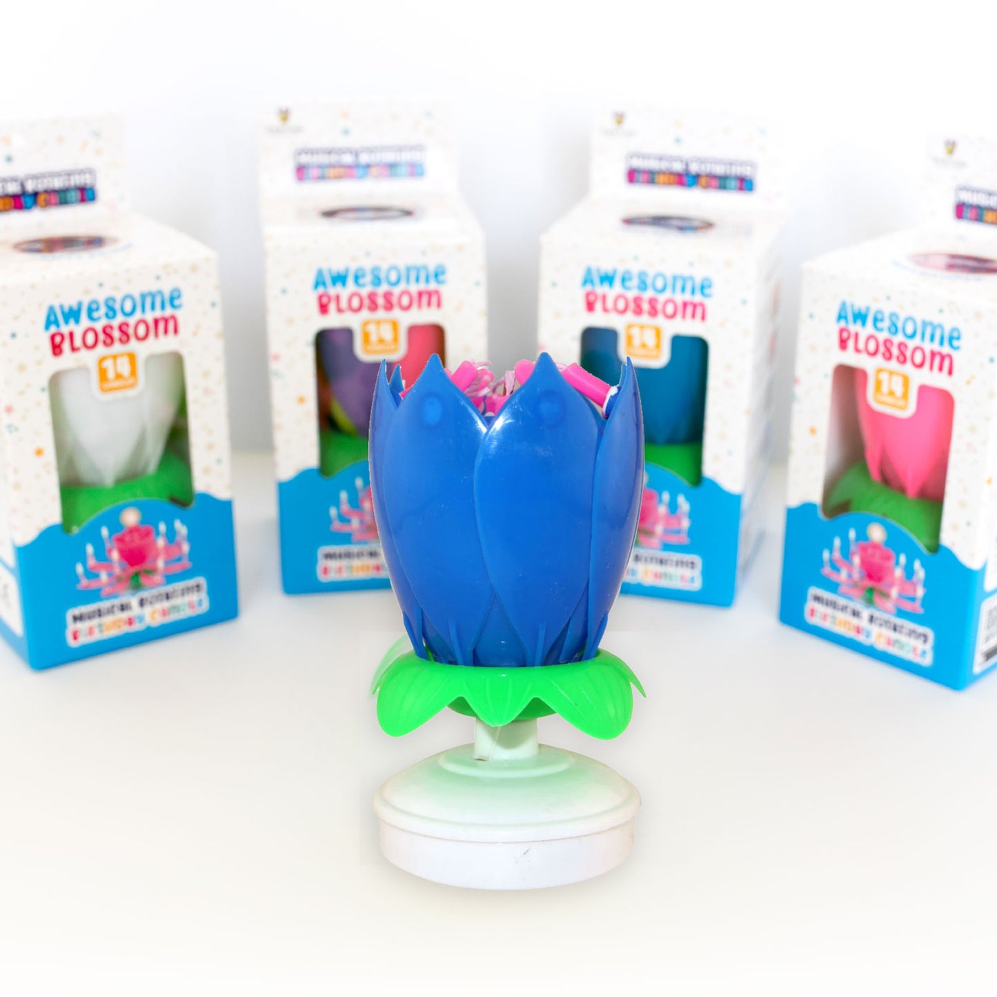 Awesome Blossom Musical Birthday Candle