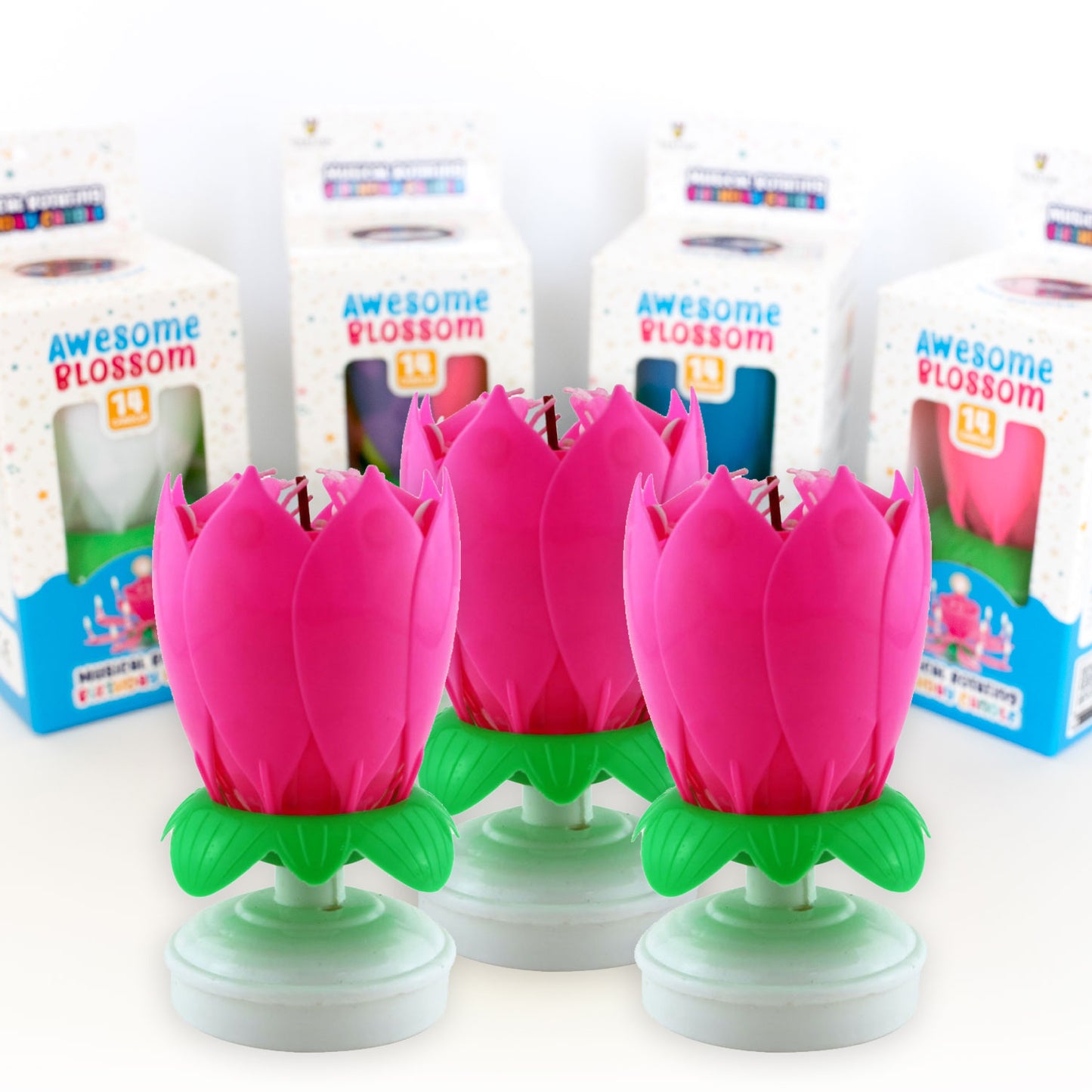 Awesome Blossom Musical Birthday Candle
