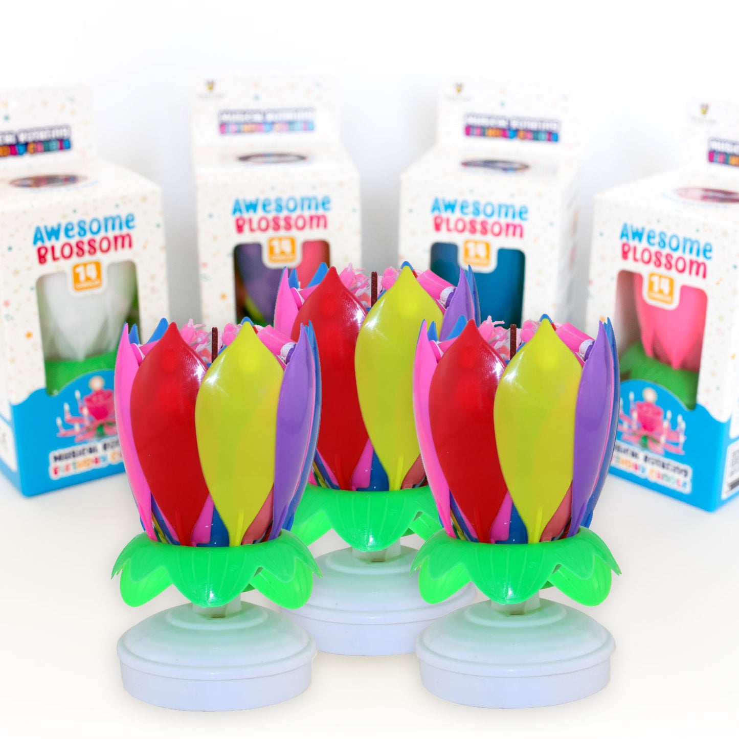 Awesome Blossom Musical Birthday Candle