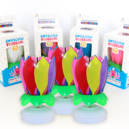 Awesome Blossom Musical Birthday Candle