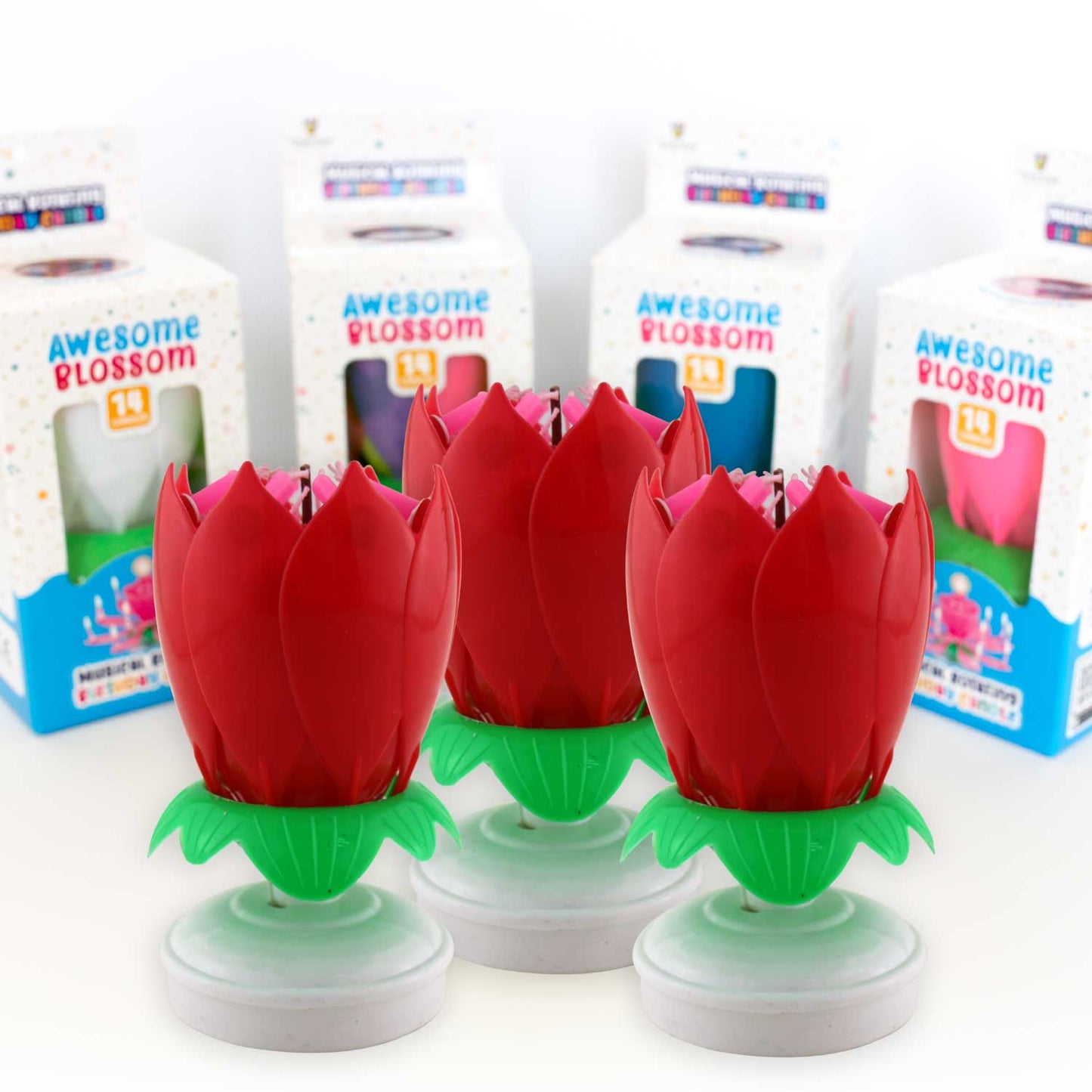 Awesome Blossom Musical Birthday Candle
