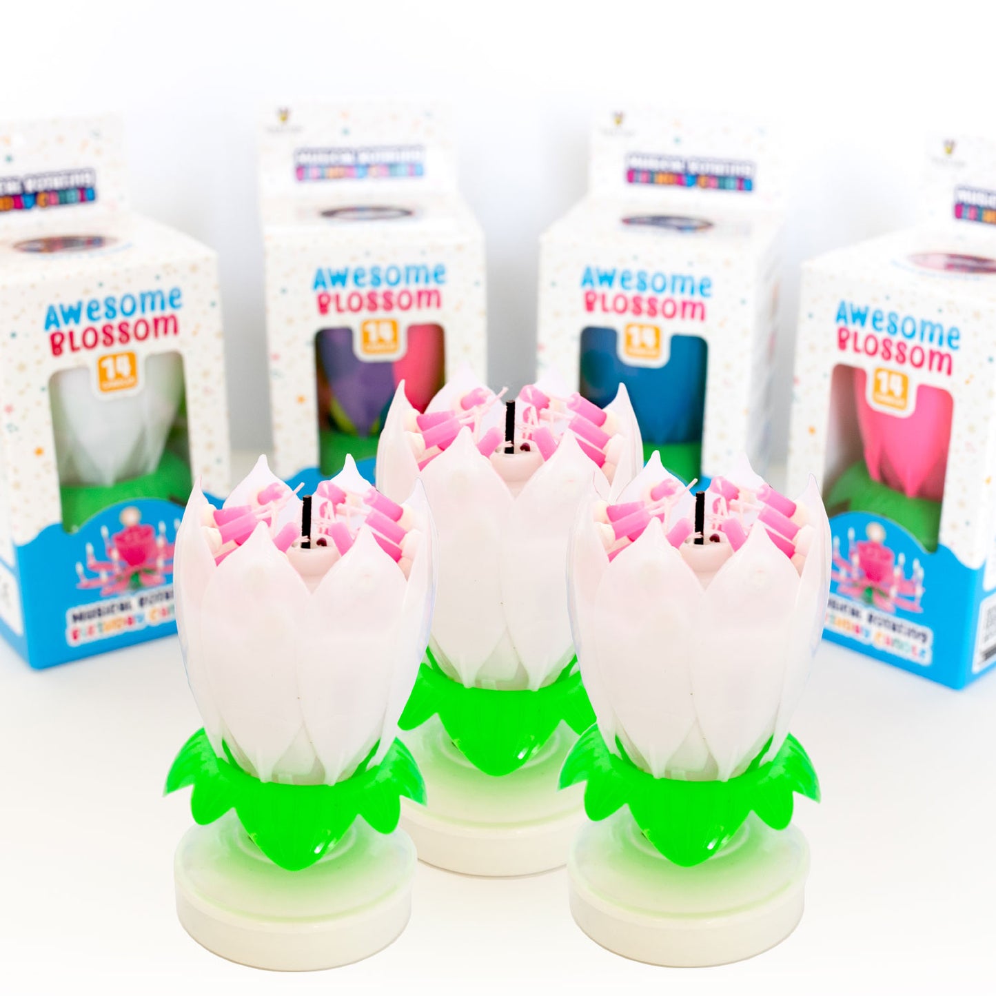 Awesome Blossom Musical Birthday Candle