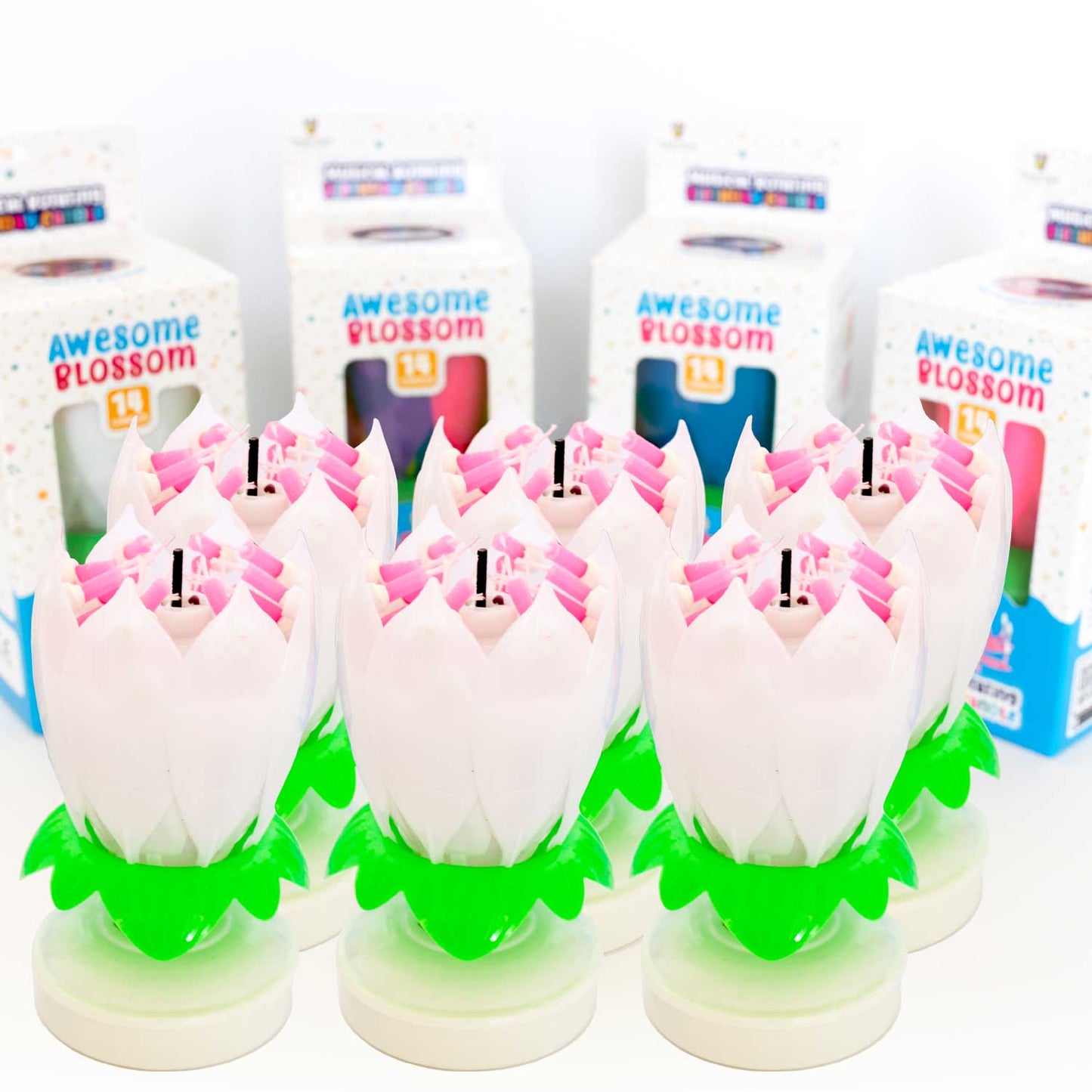 Awesome Blossom Musical Birthday Candle