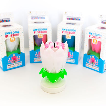 Awesome Blossom Musical Birthday Candle